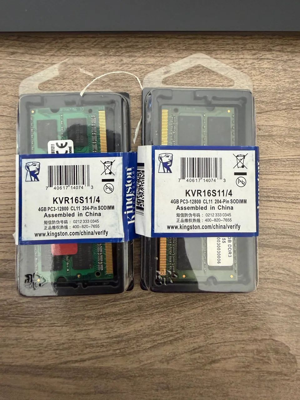 MEMORIA RAM KINGSTON DDR3 NOTEBOOK