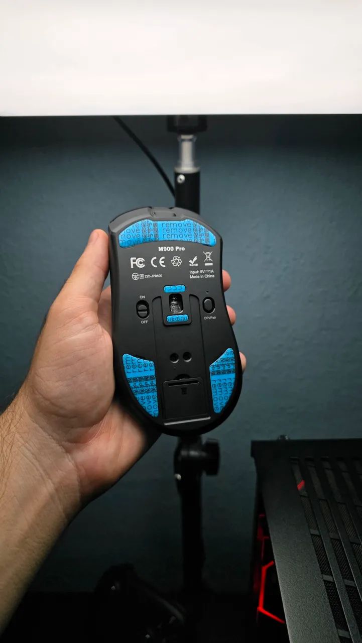 Delux M900 Pro com base de Carregamento com 8k de pollient  - Foto 3