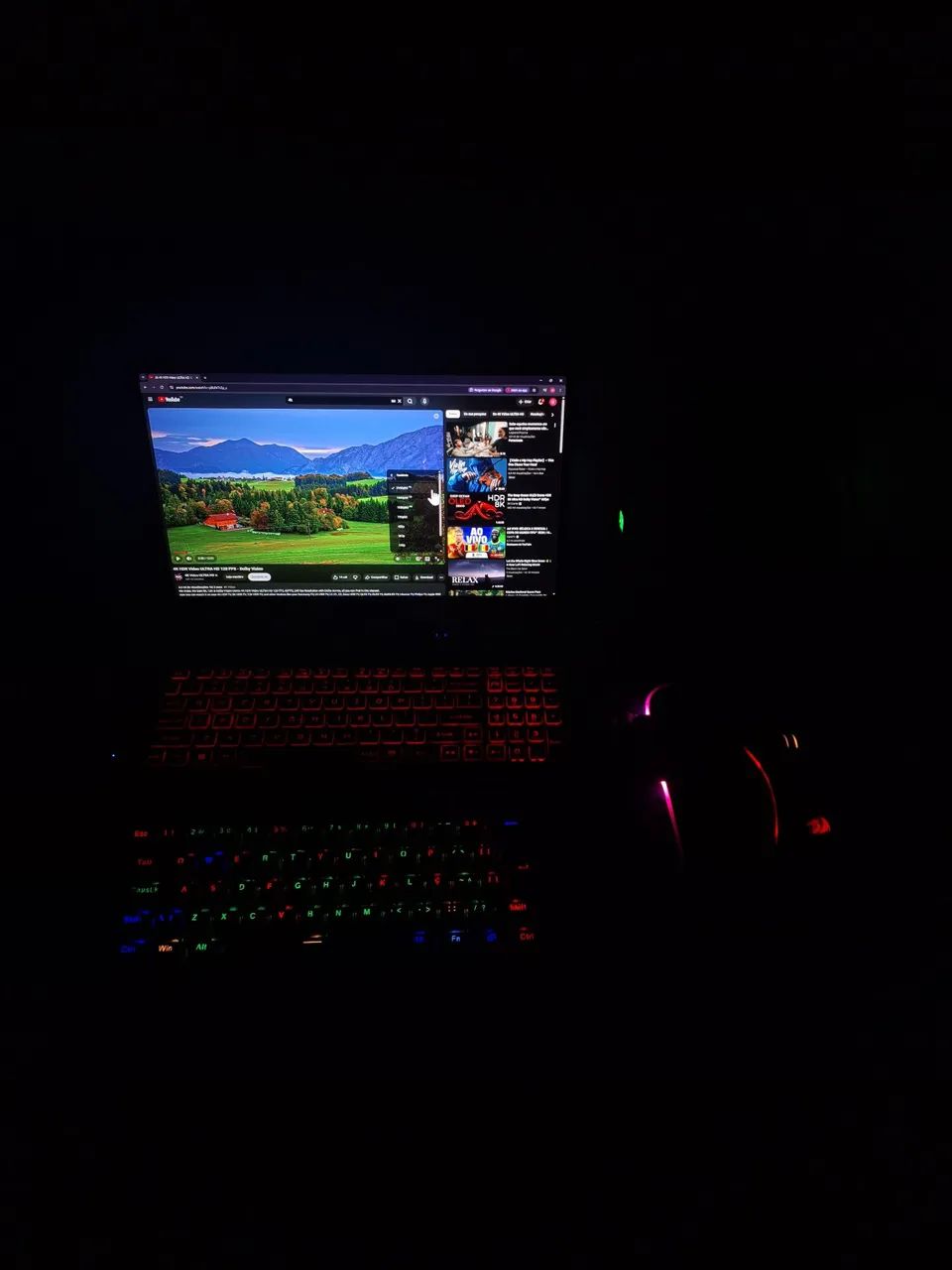 Venda/Troca | Notebook Gamer Acer Nitro 5 + Conjunto Red Dragon Original | Chama no Chat - Foto 4