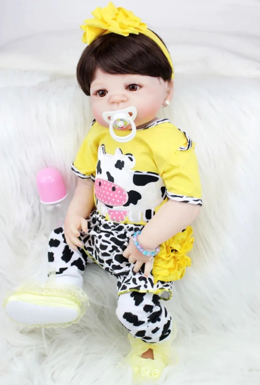 Boneca Realista Reborn Silicone Ana - Foto 3