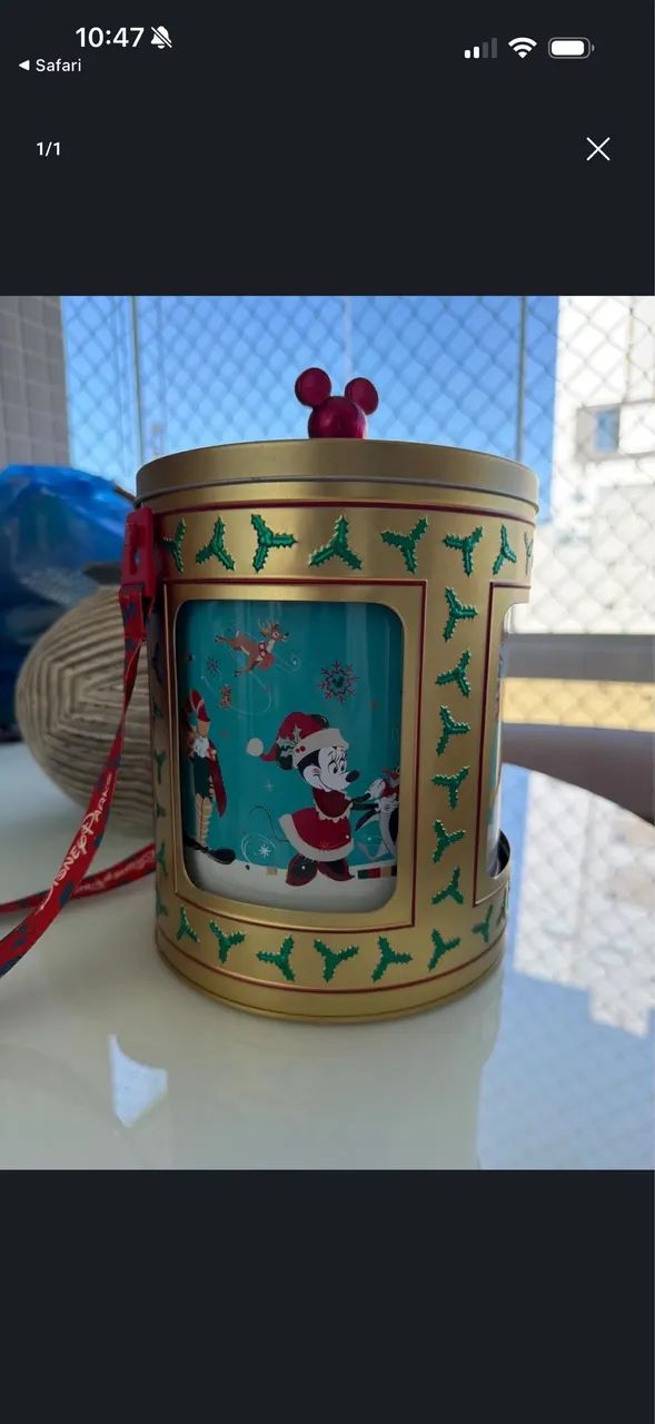 Balde pipoca e pelucia