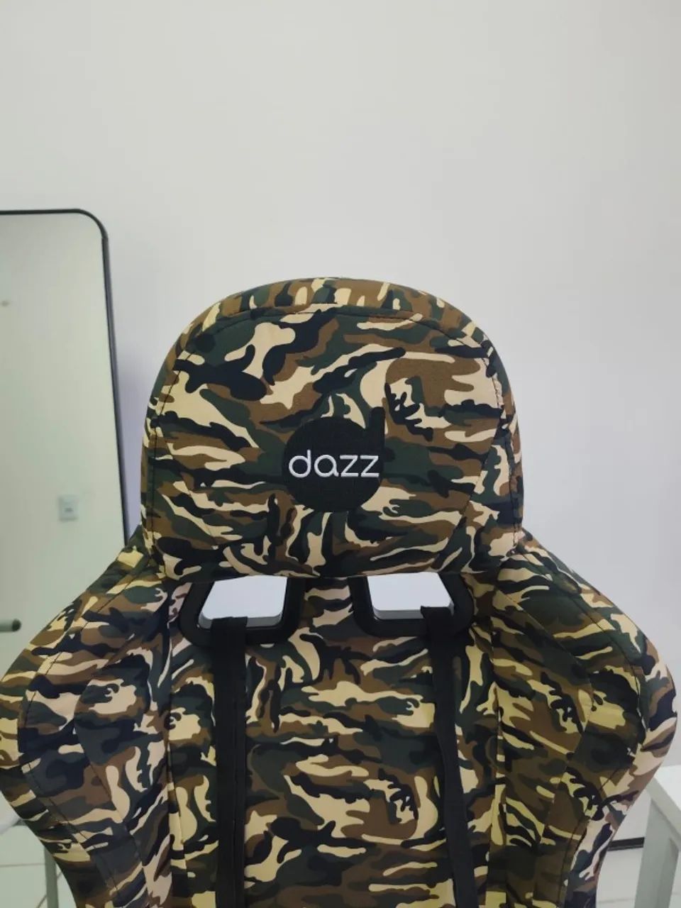 Cadeira Gamer camuflada com almofada de cabeça e lombar - Foto 2