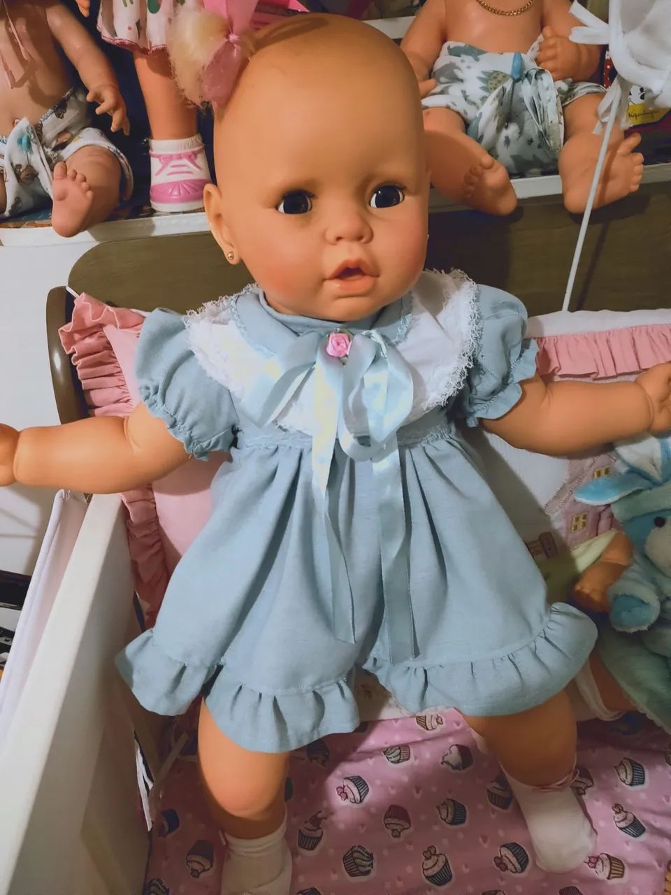 Vestido de boneca estrela 