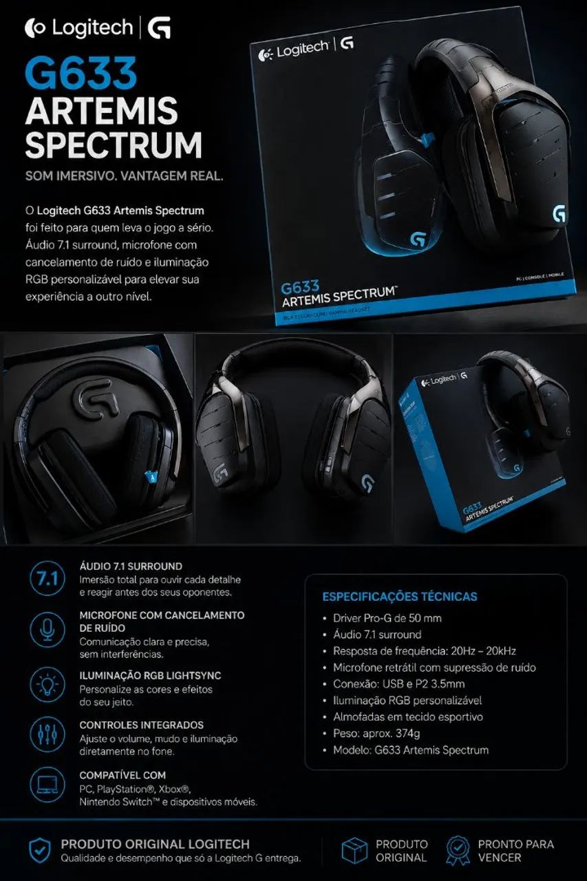 Fone Logitech  - Foto 5