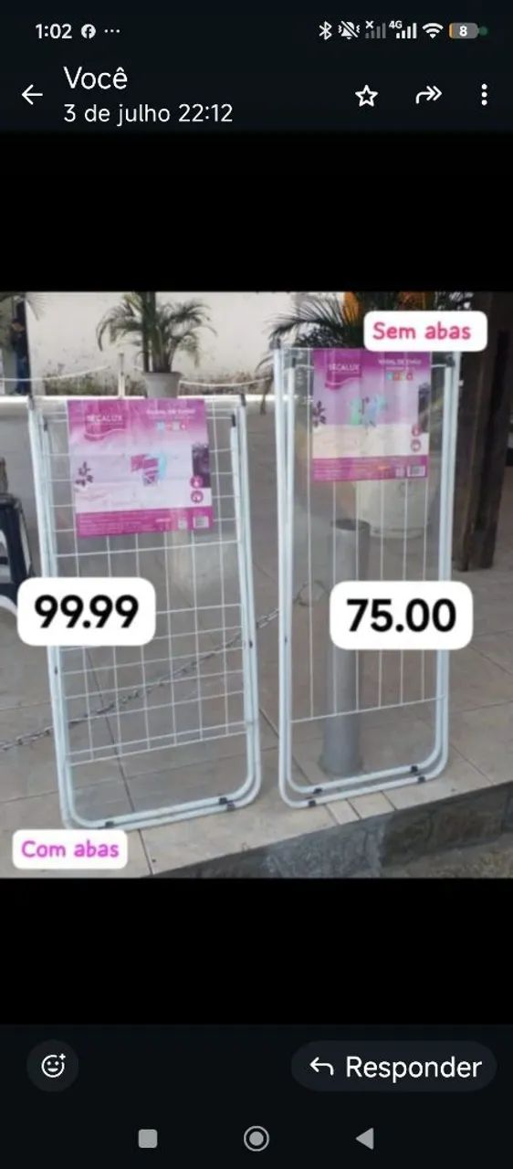 Varal c abas 99.00 swmnabas 