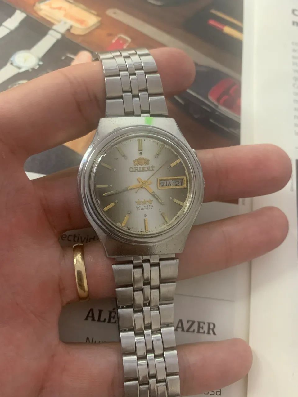 Orient 3 estrelas automático 