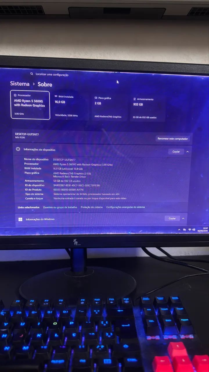 PC Gamer + Acessórios  - Foto 4