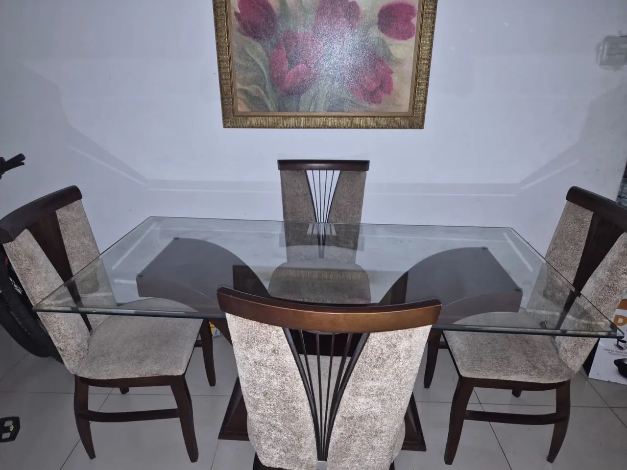 Vendo mesa de jantar e console  - Foto 4