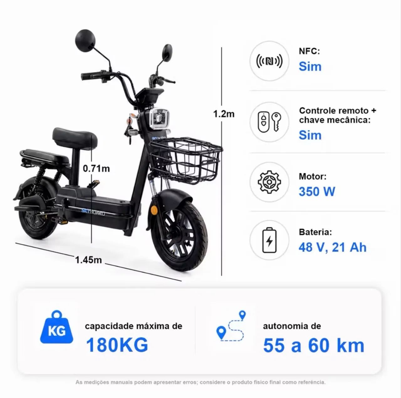 Bicicleta Elétrica 350w - Foto 2