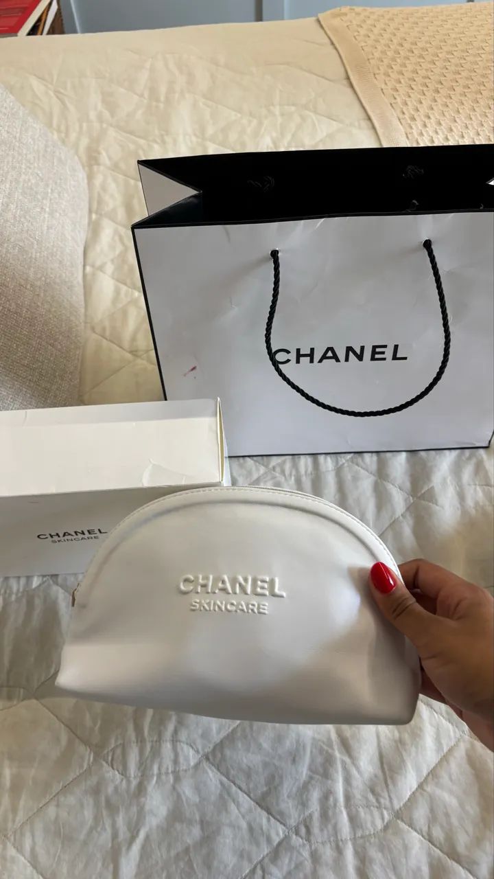 Necessaire Chanel branca original  - Foto 5