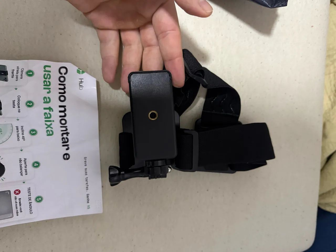Suporte de celular para cabeça ajustável 