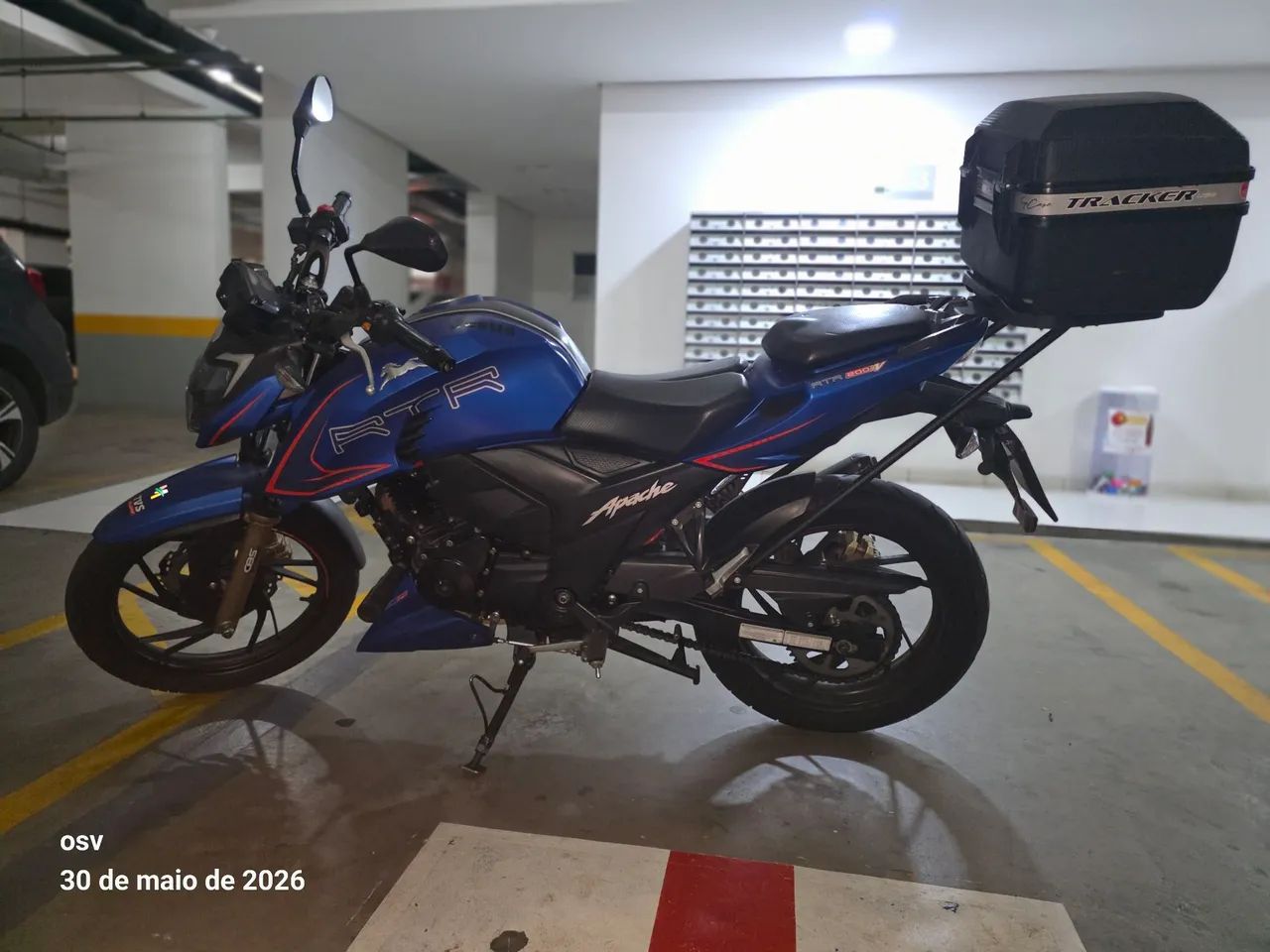 Vendo Dafra Apache 200 Azul 2023 - Foto 3