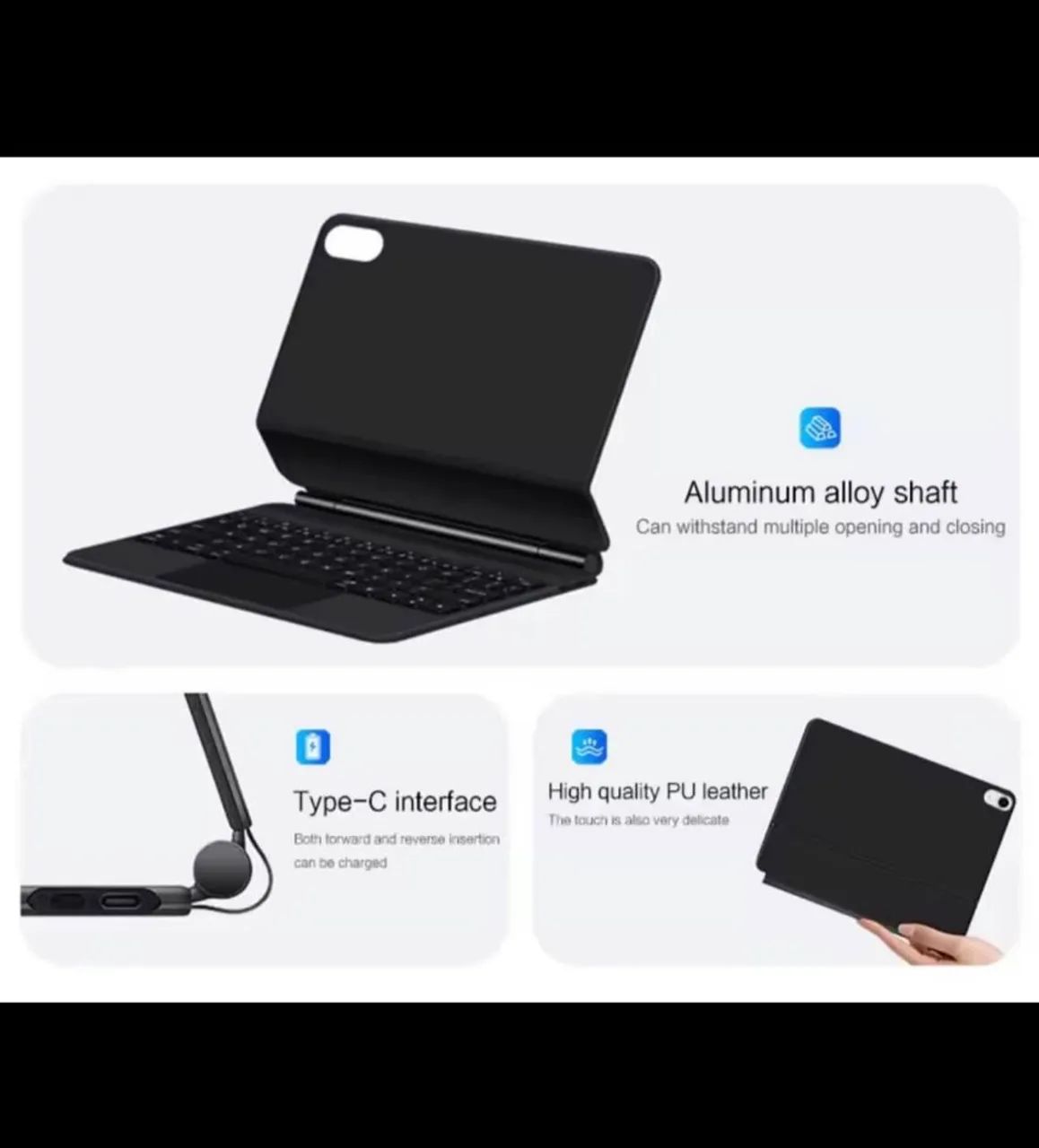 Teclado Magic Keyboard para iPad 10th e 11th (A16) - Foto 5
