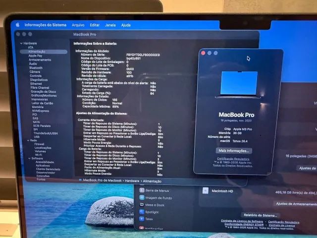 Macbook Pro 16 Pol - M3 Pro 36 GB 512 Ssd - Completo na caixa - Foto 2