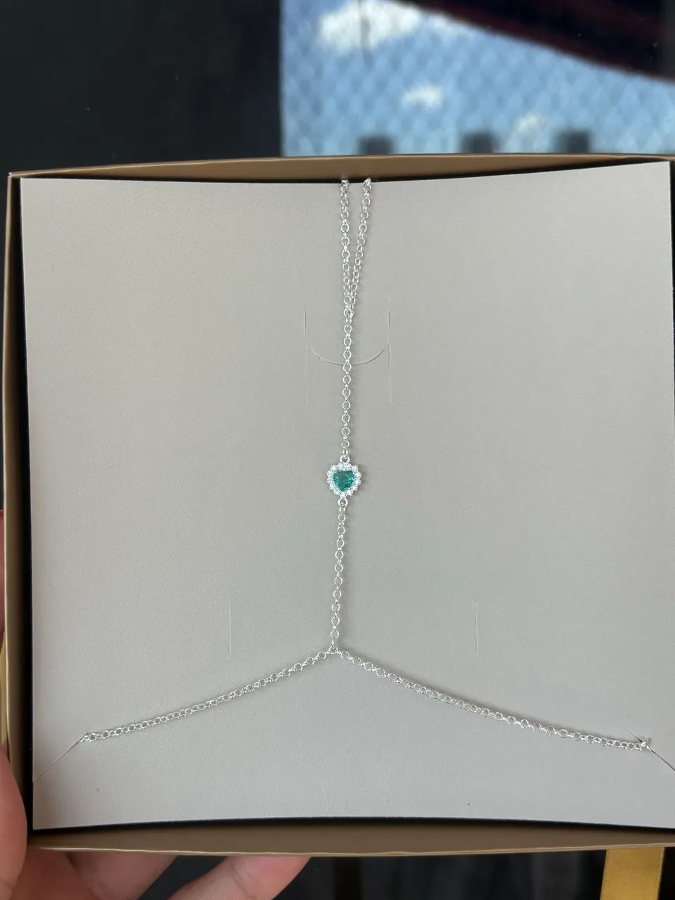 HAND chain prata 925 legítima com embalagem presente  - Foto 5