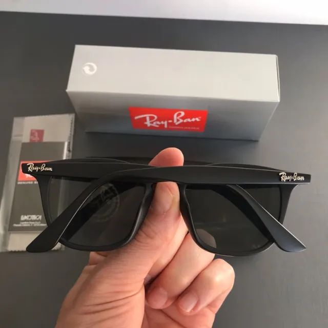 óculos de sol ray ban rb4258 black matte - Foto 2