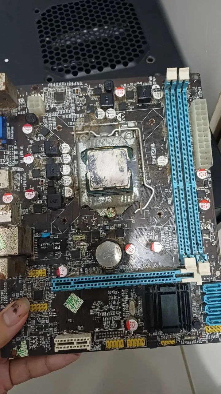 (VALOR NEGOCIAVEL) Vendo kits 1155 e 1156 placa mãe, processador e memória ram - Foto 5