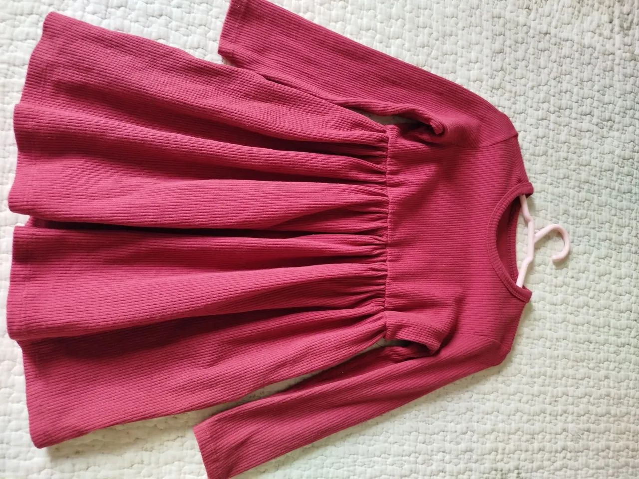 Vestido manga cumprida 