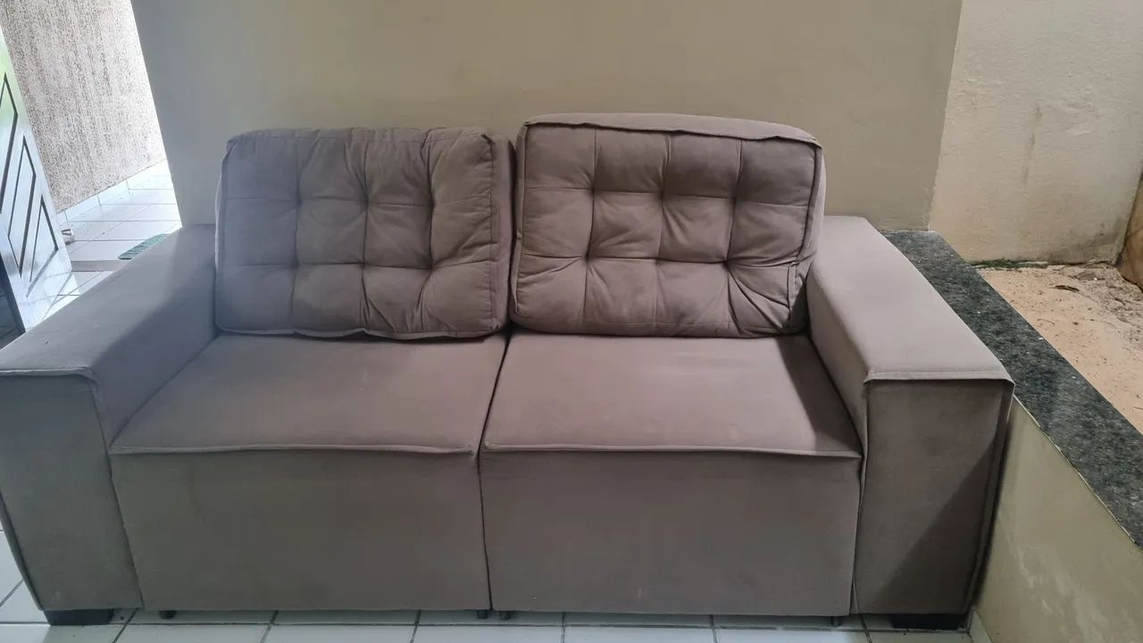 Sofá  retrátil reclinável - Foto 2