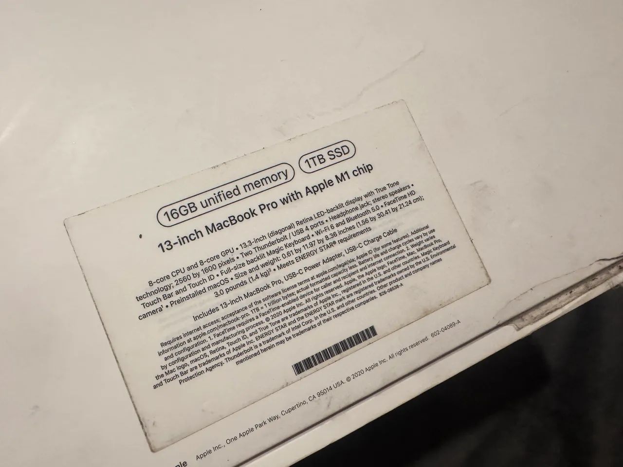 Caixa vazia de Macbook Pro - Foto 3