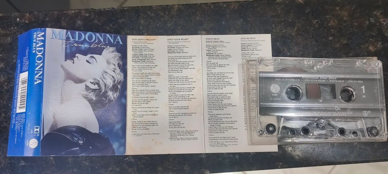 Fita K7 - Madonna - Thrue Blue - Importado - Usa - Foto 5