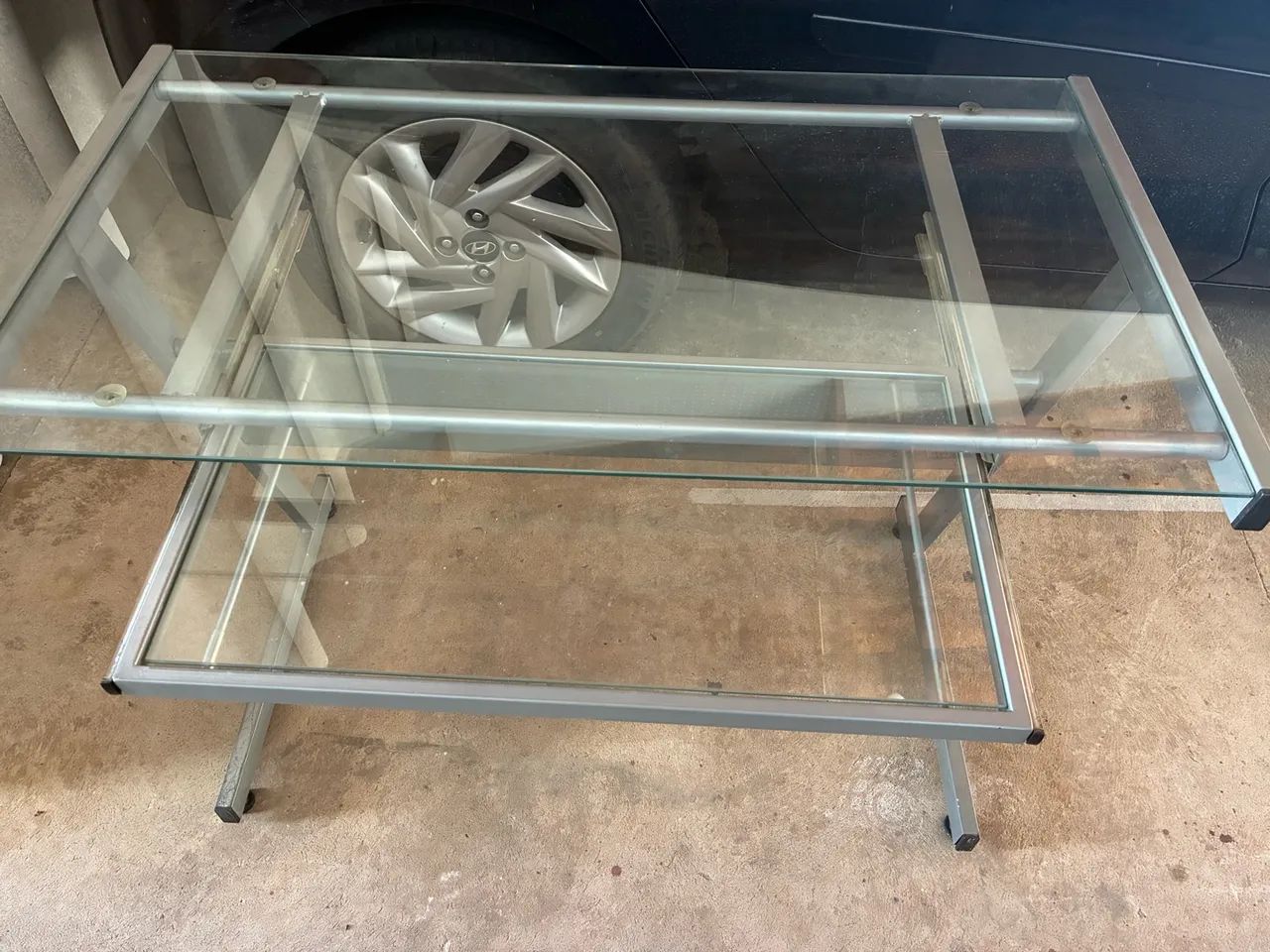 Mesa de vidro para computador - Foto 2