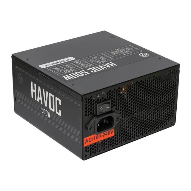 Fonte 500W 80 plus HAVOC - NOVA | não é ddr5 am5 ddr4 am4 Fonte 500W - Foto 2