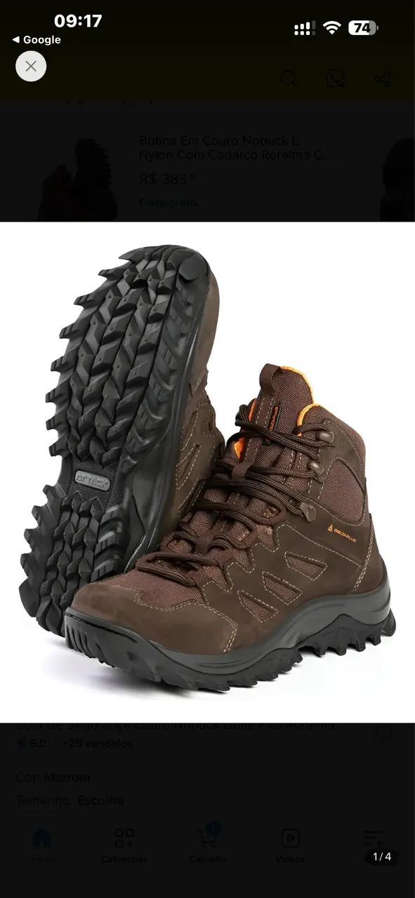 Bota de segurança deltaplus