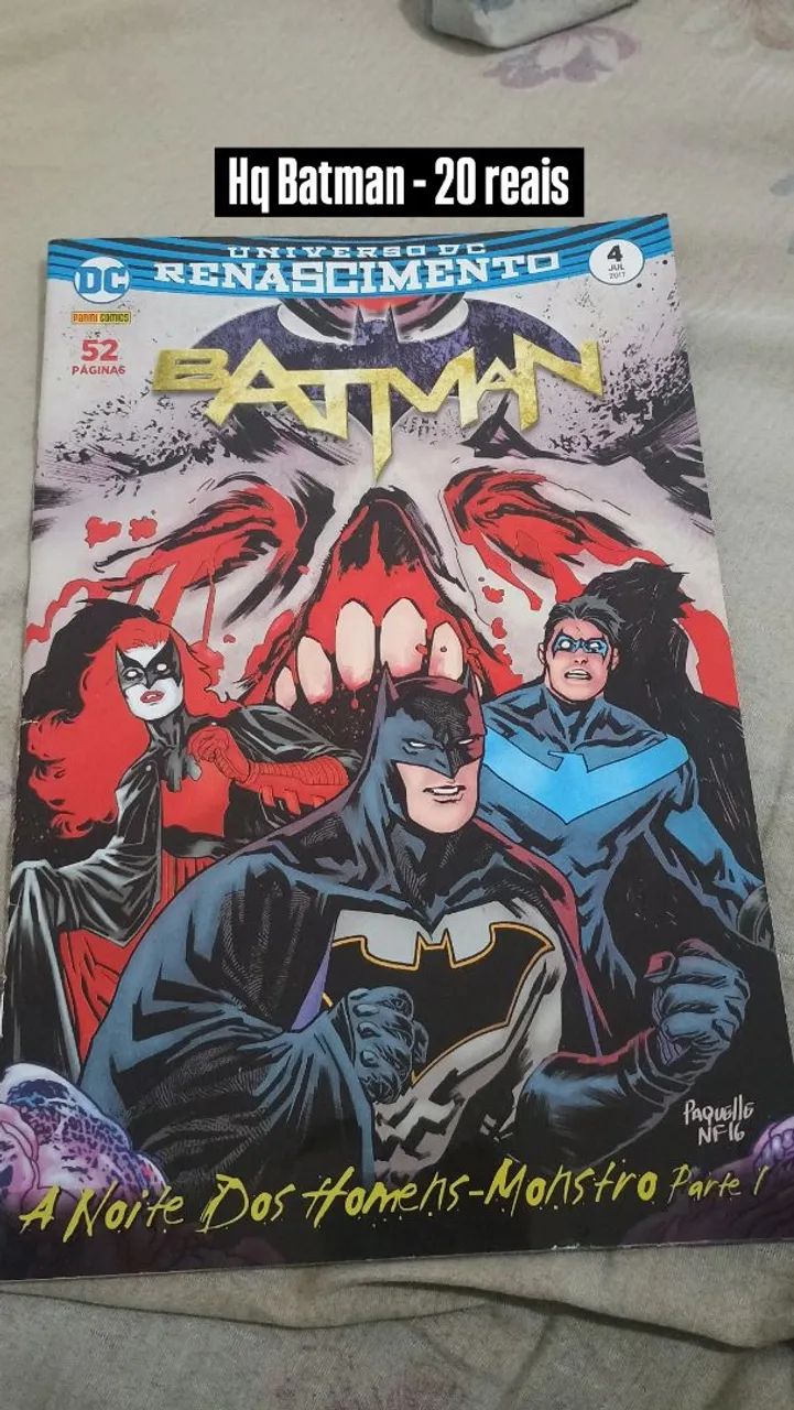HQ do Batman - A Noite dos homens Monstros 