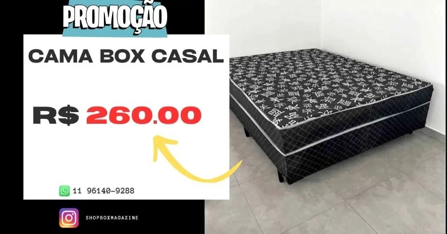 cama box casal (promoção)