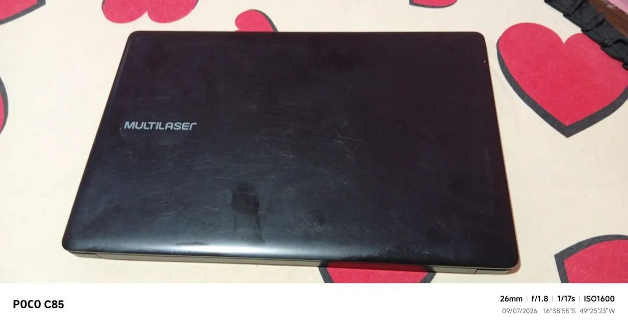 Vendo um notebook Multilaser ele está tudo perfeito 