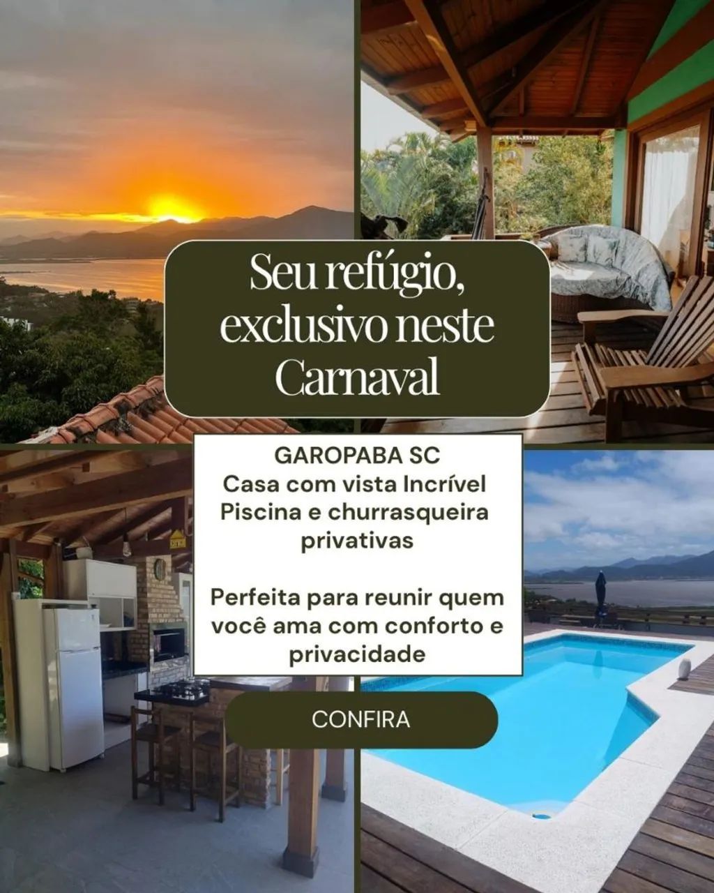 Casa com piscina e vista para lagoa - Foto 2