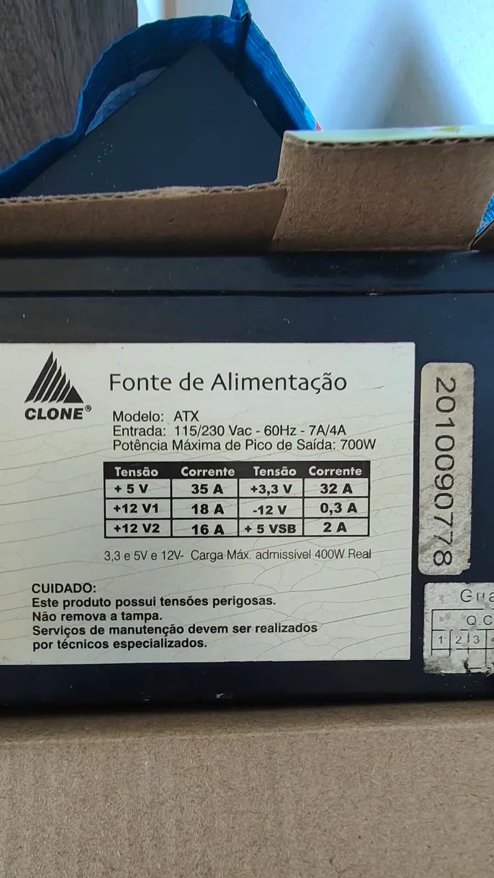 Fonte de computador ATX - Foto 4