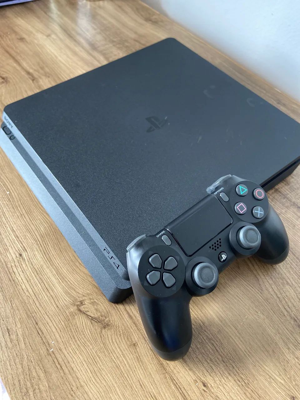 PS4 Slim 1TB completo com controle original - Foto 4