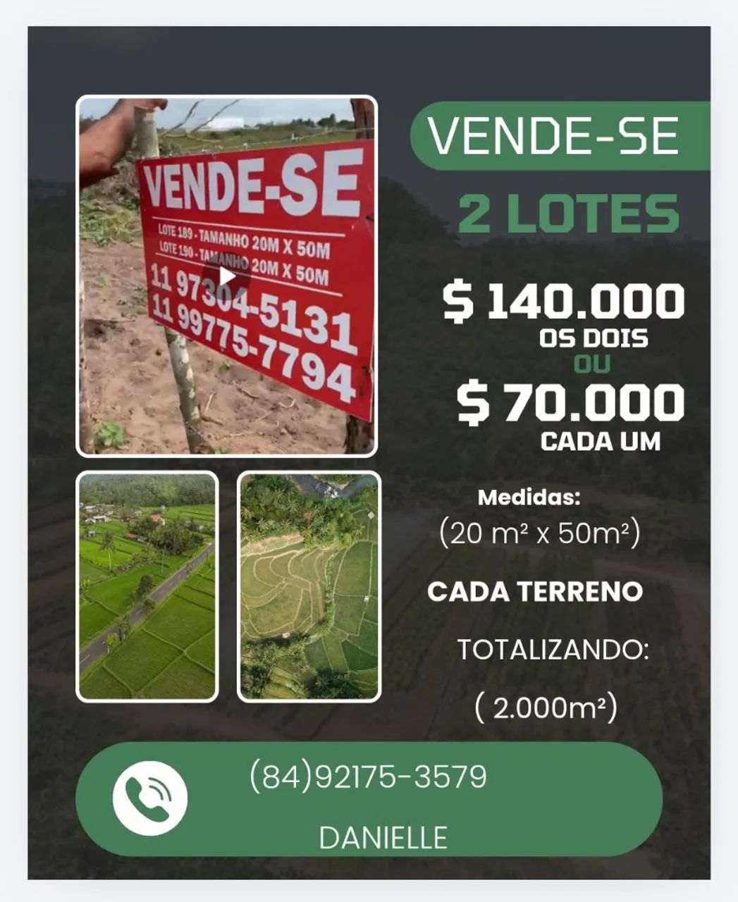 2 LOTES CERCADOS pra vender LOGO! - Foto 5