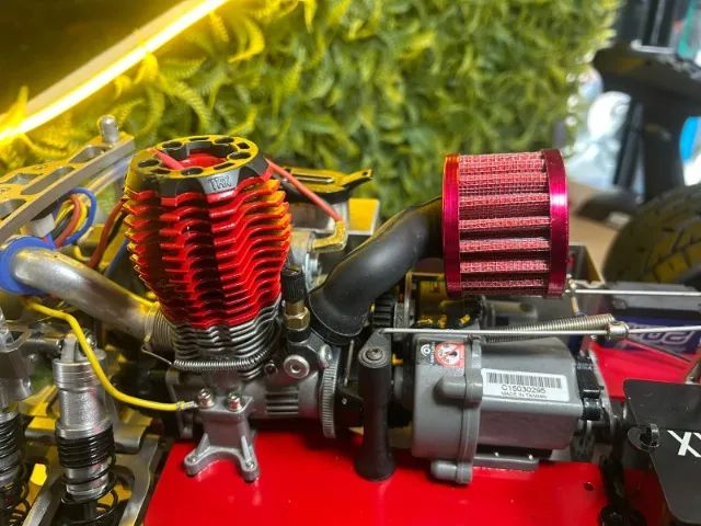 Traxxas T-Maxx 3.3 TSM Nitro 95% em alumínios - Foto 5