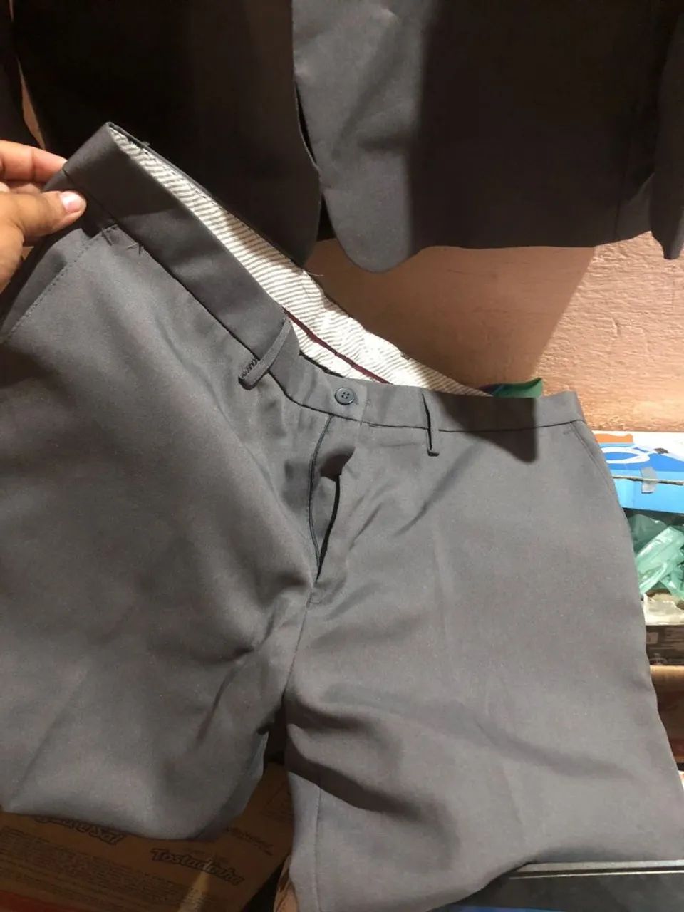 TERNO COMPLETO SLIM NUMERO 54 E CALÇA 48 - Foto 3