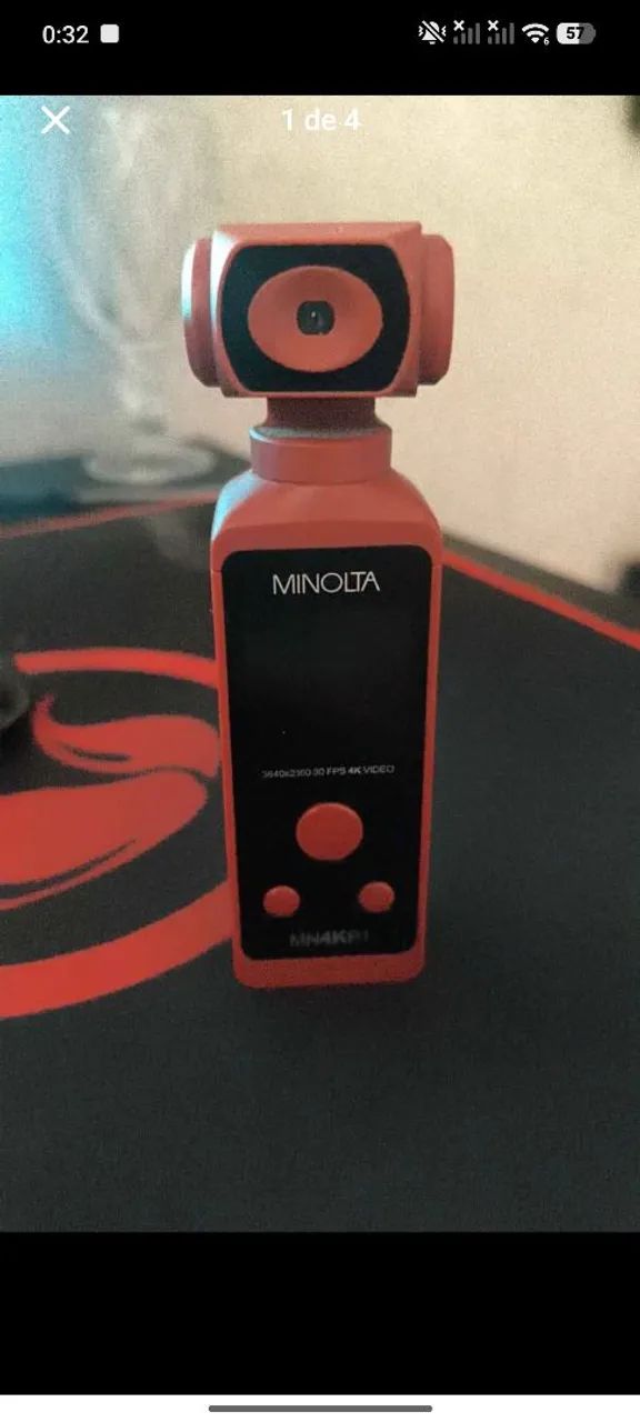 Câmera 4k Gravadora Minolta