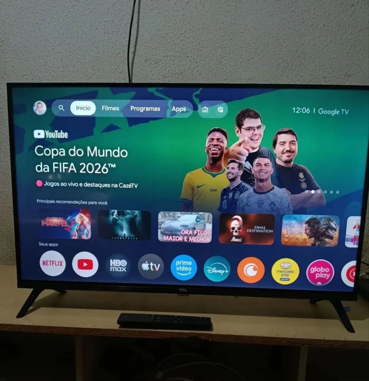 Vendo tv smart 32 polegadas Semp TCL novinha com comando de voz - Foto 2