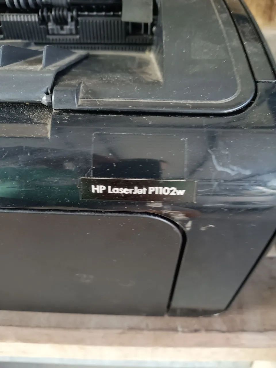 Vendo Impressora HP Laser Jet P1102W, funcionando, folha teste nas fotos. Vendo no estado. - Foto 3