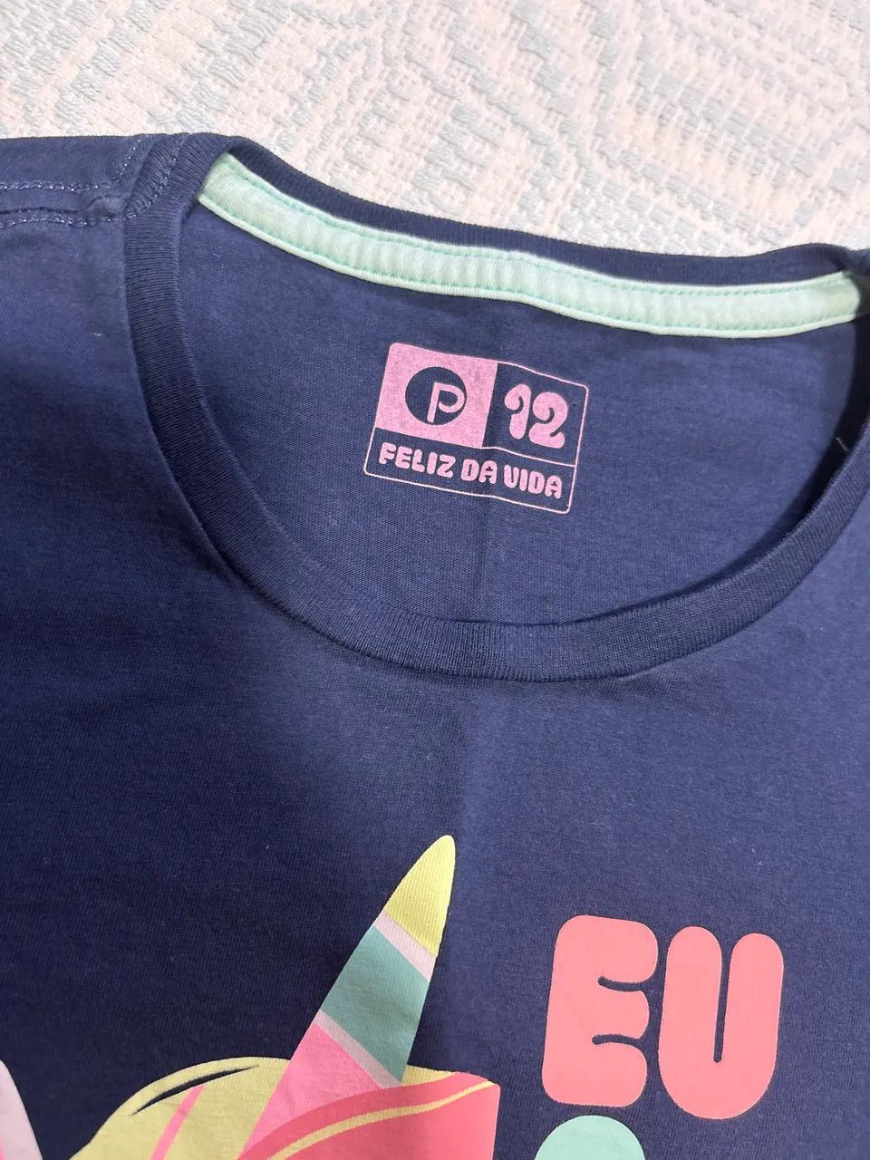 Camiseta Puket P azul marinho  - Foto 2