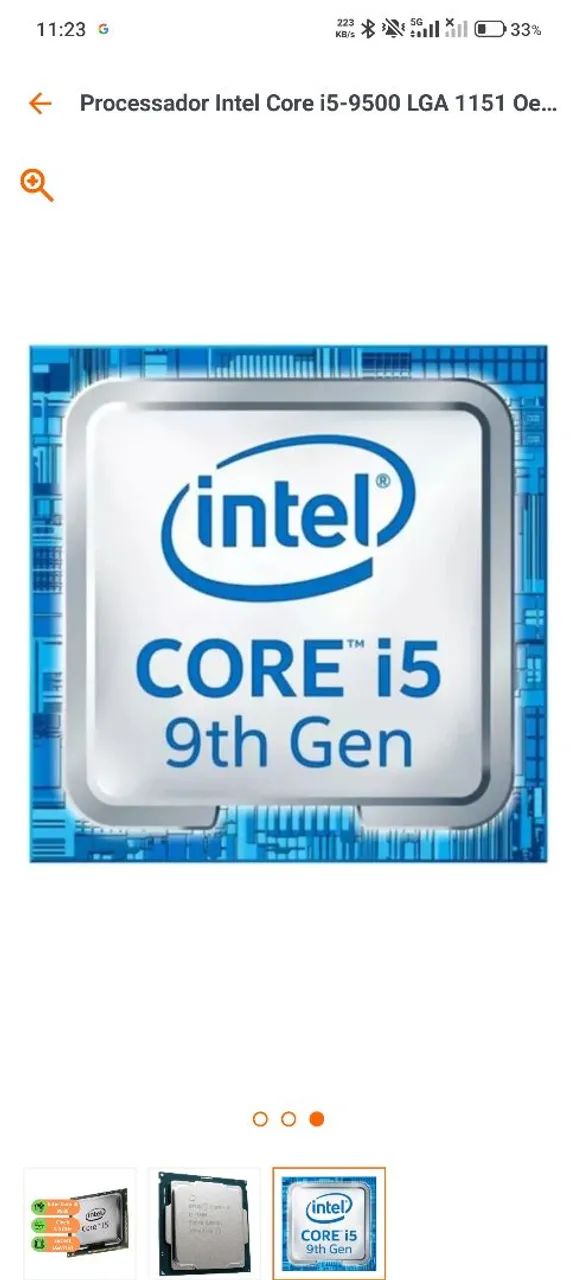 Processador Intel i5 9500 - Foto 3