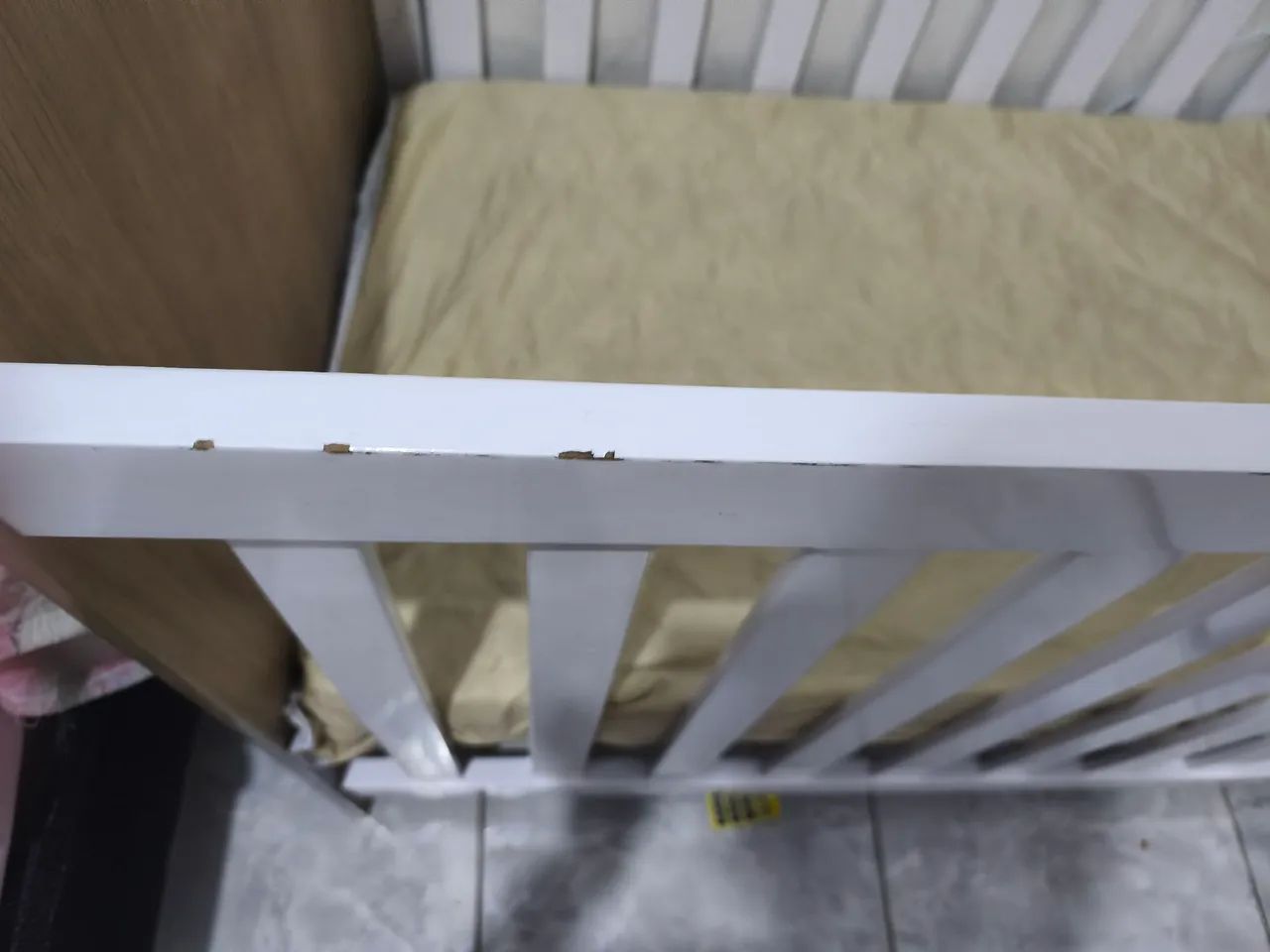 BERÇO INFANTIL - POUQUÍSSIMO USADO - Foto 4