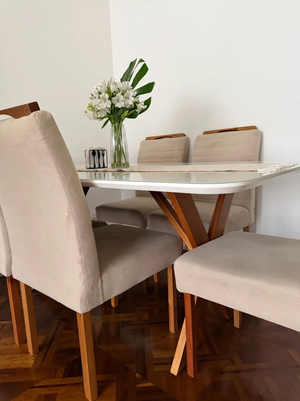 Mesa jantar madeira maciça