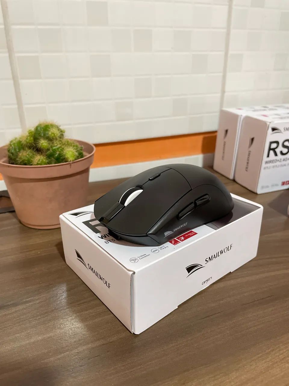 Mouse Gamer Preto Sensor PAW3311 - Foto 4
