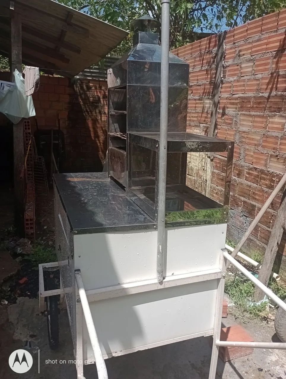 Vendo carrinho inox pra vender churrasco  - Foto 4