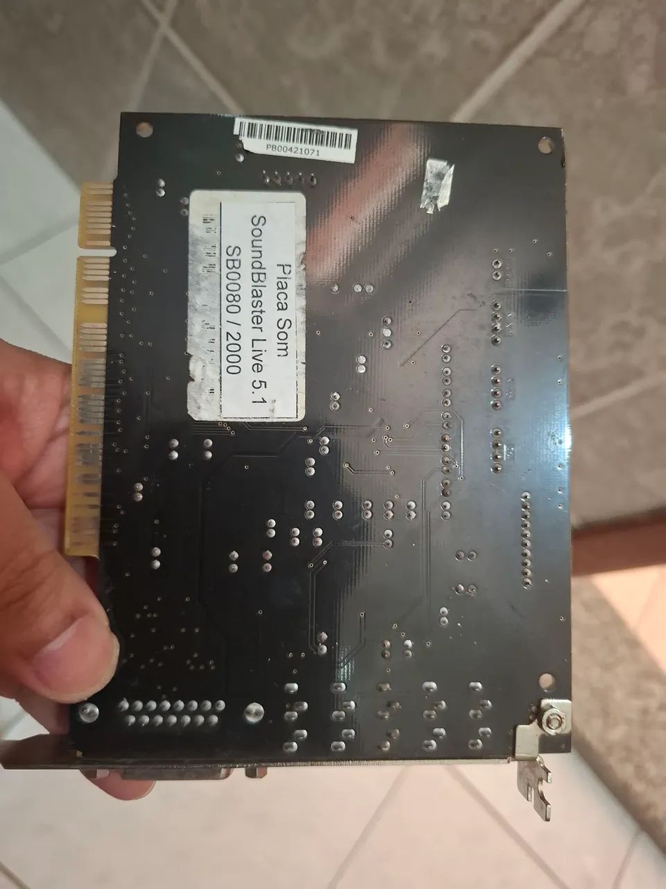 Placa de aom creative sound blaster 5.1 live - Foto 2