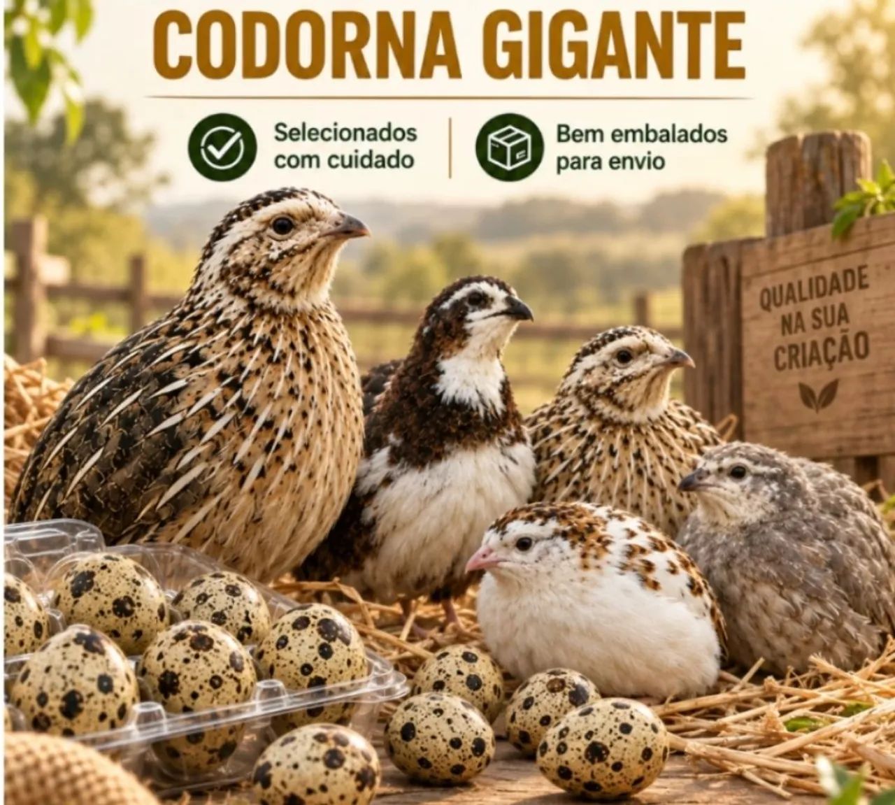 Codorna ovos férteis  - Foto 2