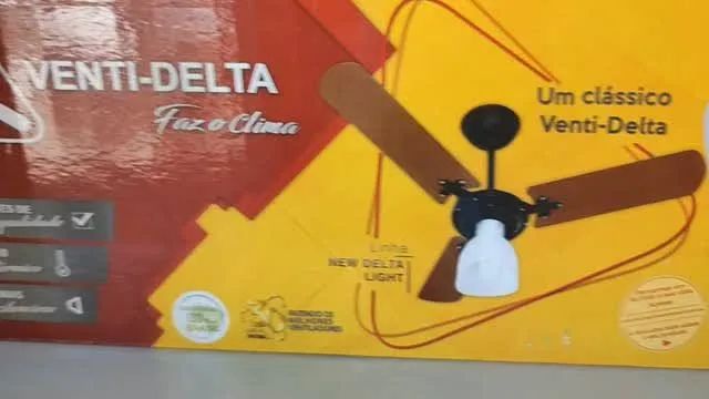 Ventilador de Teto Venti-Delta New Delta Light - Foto 2