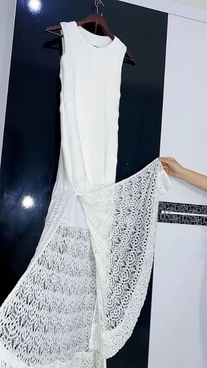 Vestido tricô longo Maria Julia tam M  - Foto 3